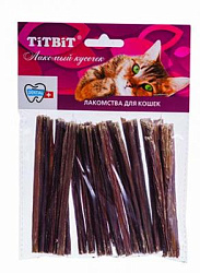 Кишки бараньи для кошек мягкая упаковка 005217 TiTBiT