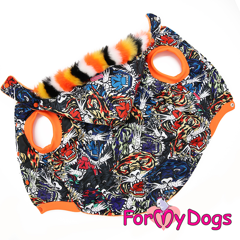 FOR MY DOG Куртка"Тигр" синяя (C1) FW607/3-2018