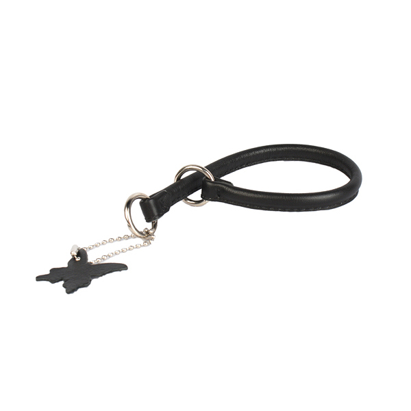 Ошейник-удавка рывковый Collar Glamour 13 мм*60 см черный 75431