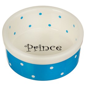 Миска керамическая "Prince" малая голубая арт.2324191 Sima