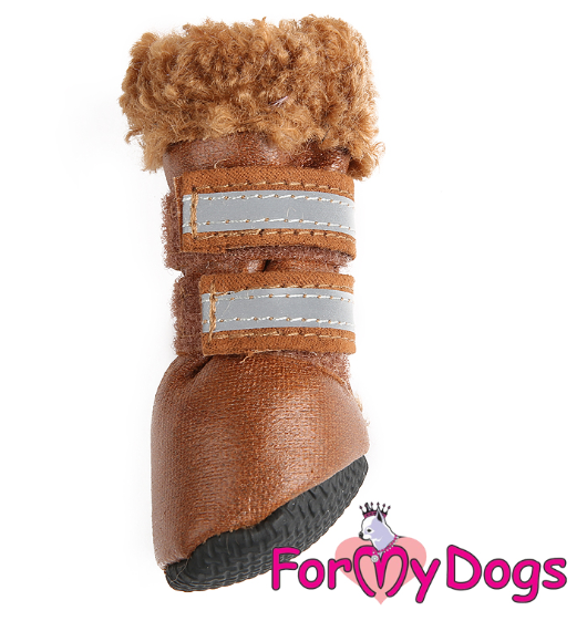 FOR MY DOG Сапоги зимние корич ц/кр FMD678-2021