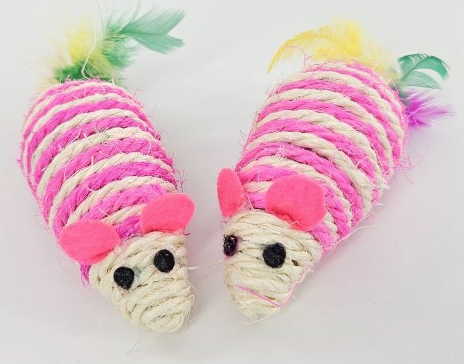 Игрушка для кошек "Мышь" 9,5 см (25) CT14110 Чистый котик
