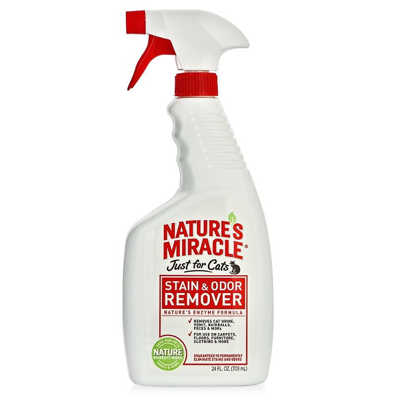 8in1 Nature's Miracle Уничтожитель запахов кошачьих меток и мочи 473 мл арт. арт.5051554