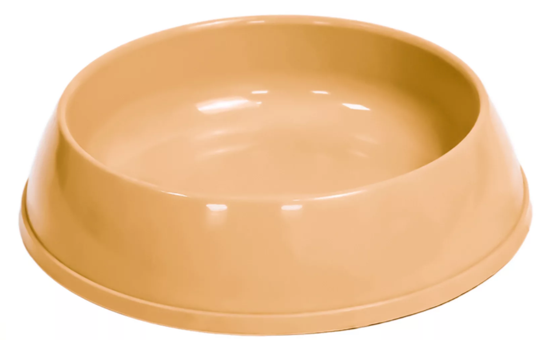 Миска пластиковая для кошек ZERO 200мл бежевая Дарэленд