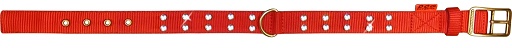 Ошейник "Dog Extreme" нейлон со стразами (ш 40мм, дл 46-58 см) красный 64503