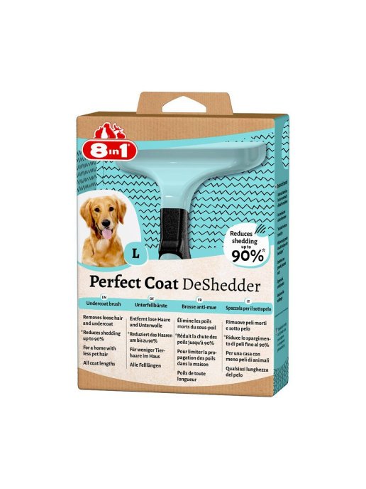 Дешеддер 8in1 Perfect Coat для крупных собак, размер L 