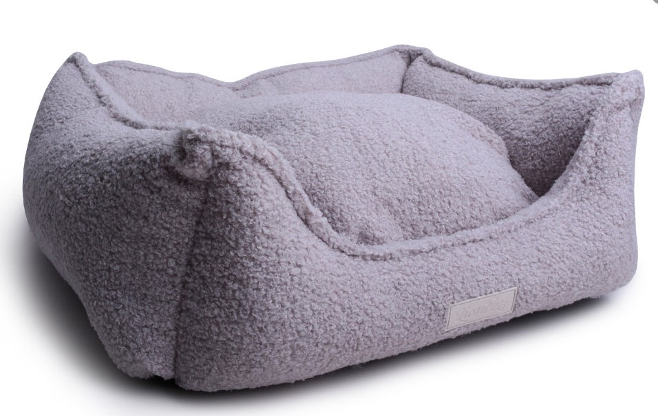 Лежанка для мелких собак STELLA di Comfort серый размер 57x46 см LION