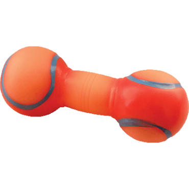 Игрушка для мелких пород Гантель теннисная малая, Зооник