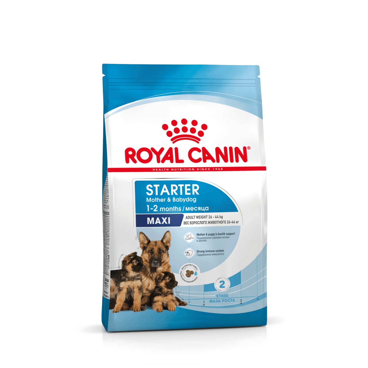 Royal Canin (Роял Канин) Макси Стартер Корм для щенков крупных пород до 2-х месяцев 4 кг 