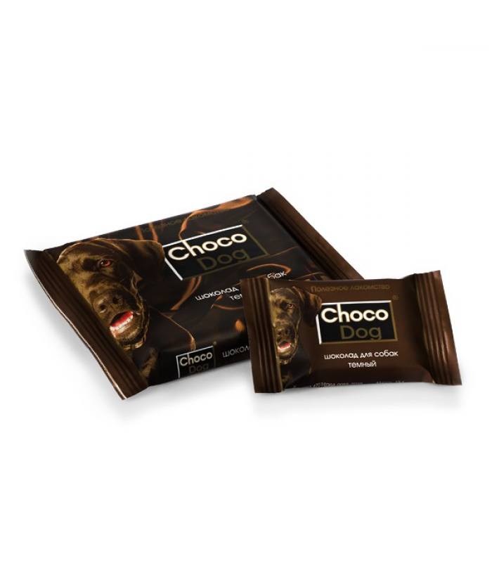 Шоколад темный для собак CHOCO DOG 15 г