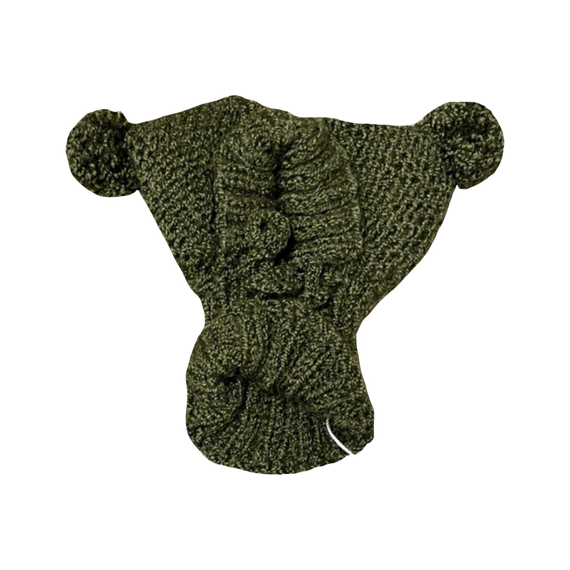 Шапка зеленая 24-30 см Hand Made