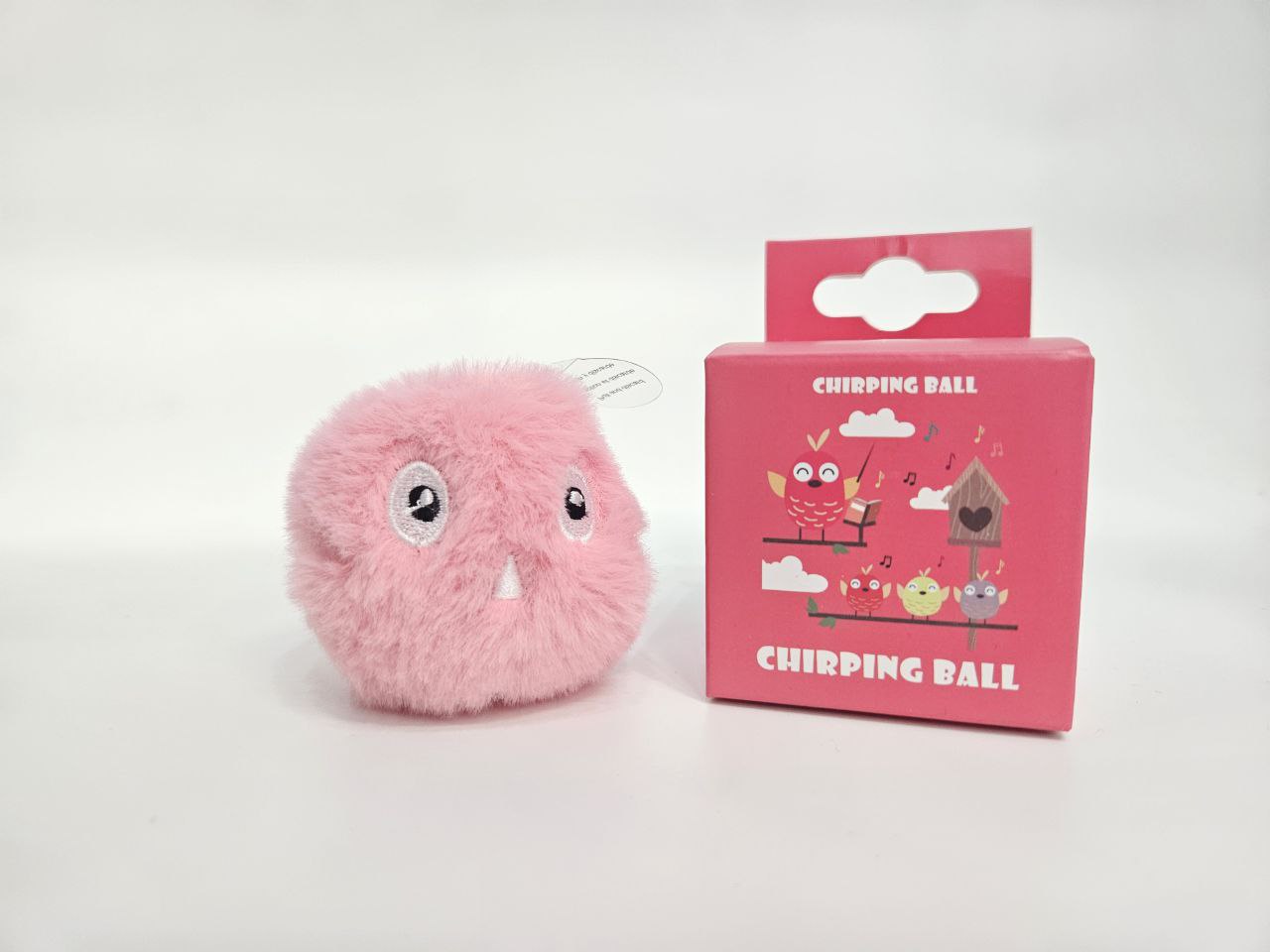 Игрушка для кошек, плюшевый мячик со звуком животных, Чистый котик, EN-SD02