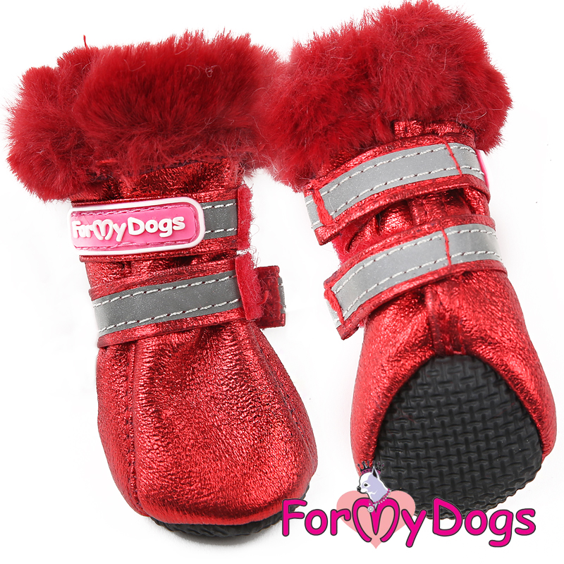 FOR MY DOG Сапоги зимние красные (4) FMD643-2019 R