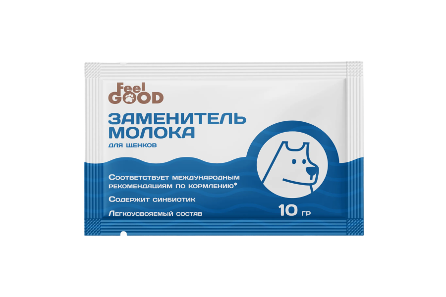 FeelGOOD Заменитель молока для щенков в саше 10г, 1шт