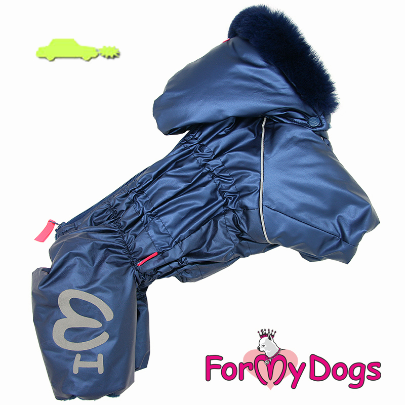 FOR MY DOGS Комбинезон синий металлик для мальчиков р-р 20
