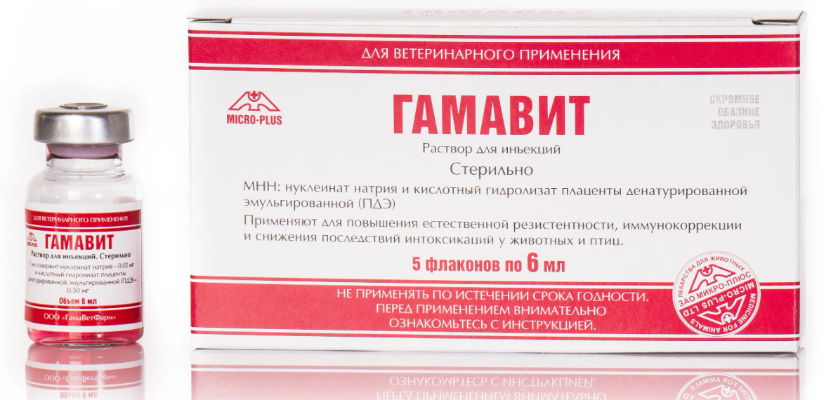 Гамавит 6 мл 1 флак (в упак 5фл), Микро-плюс