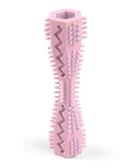 Игрушка для щенков из термопластичной резины "Палочка розовая", 14,5 см Triol