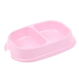Миска 2 х 200 мл розовая 1430464 Sima