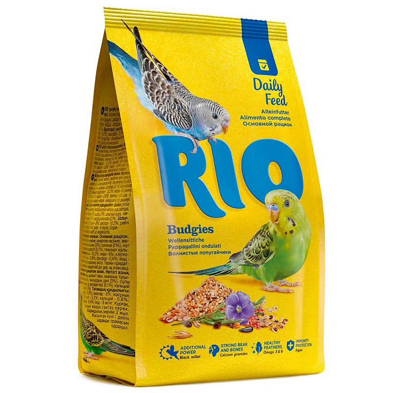 RIO корм для волнистых попугайчиков, основной рацион, 1 кг