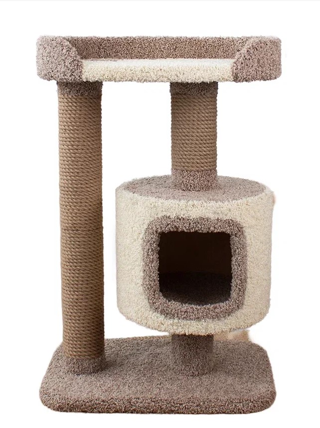 Когтеточка комплекс для кошки джутовый 60х40 "Вилла" "Рыжебок"