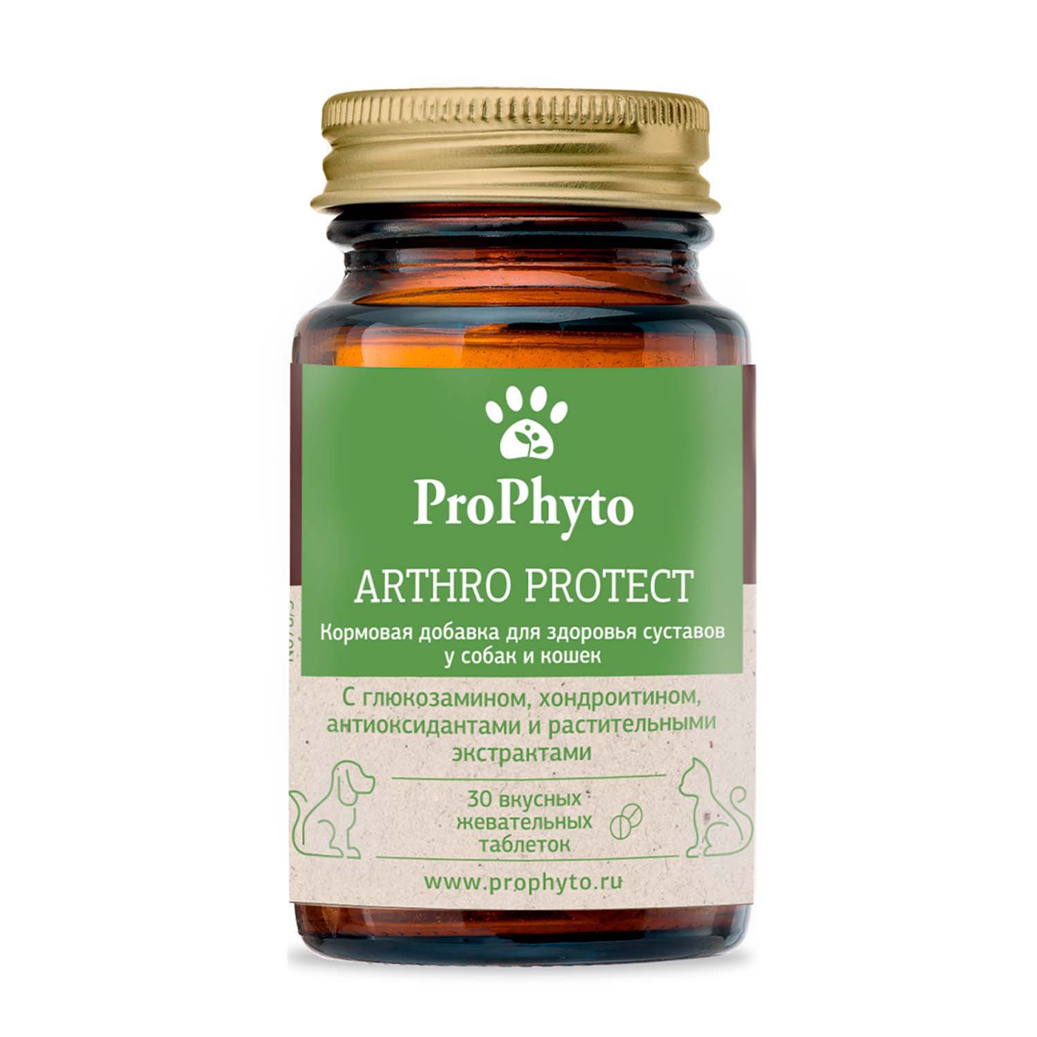 ProPhyto (Профито) Артро Защита витамины для здоровья суставов у кошек и собак, 30 таблеток