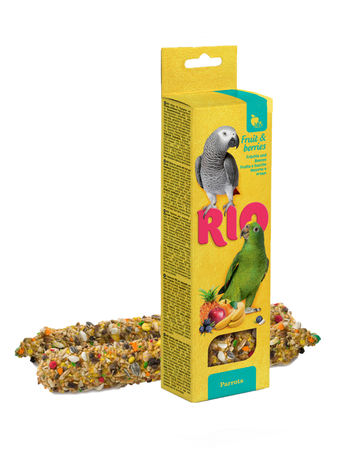 RIO Палочки для попугаев с фруктами и ягодами 2*90 г