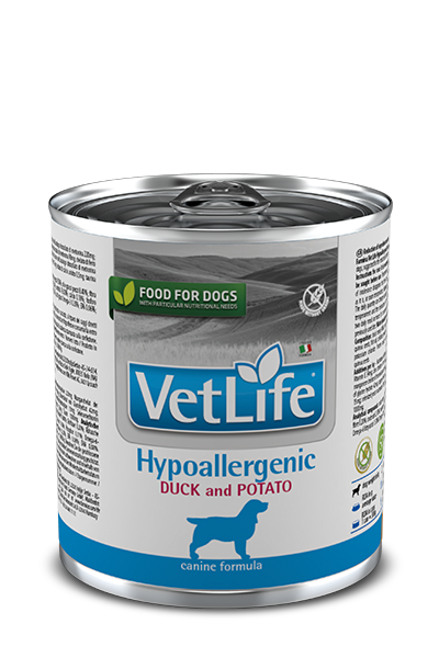 Farmina (Фармина) Vet Life Dog  Hypoallergenic  Утка с картофелем  для собак 300 г 10854