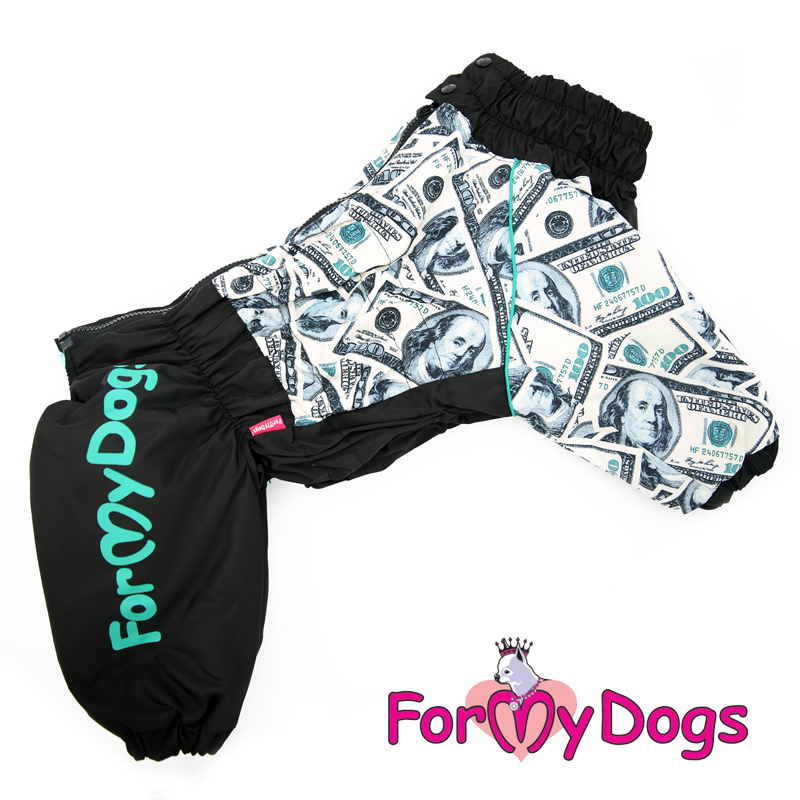 FOR MY DOG Комбинезон черный "$" для мальчика (A1) FW769/2-2019 M