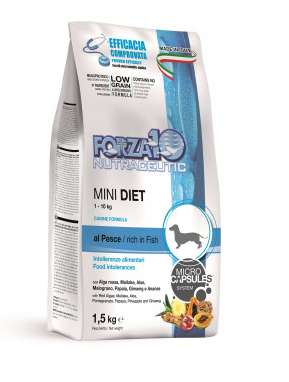 FORZA 10 Min. Diet.pesce Корм для взрослых собак мелких пород Гипоаллергенный 0,4 кг