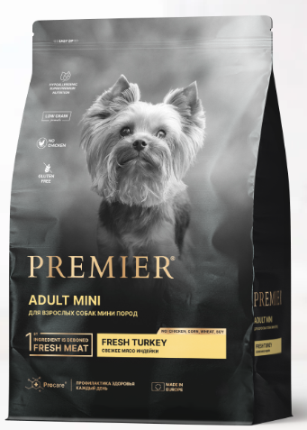 Premier Dog Премьер Дог Ягненок с индейкой для собак мелких пород 3 кг