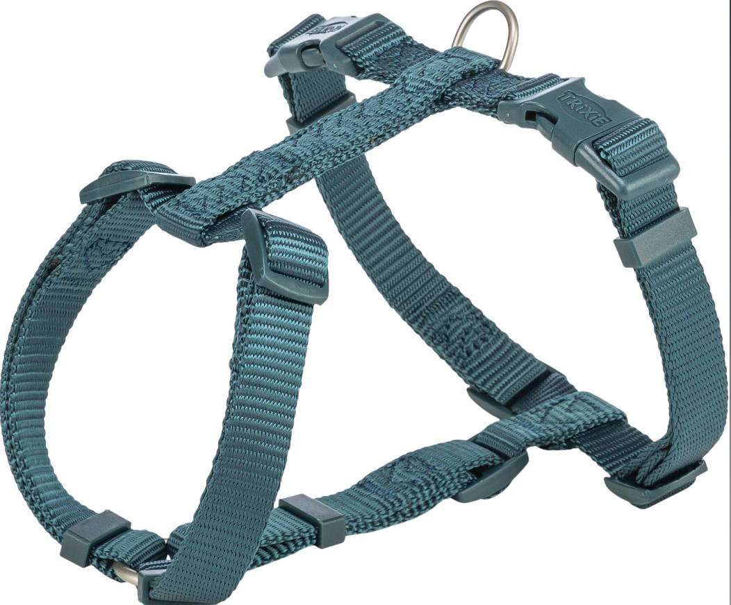 Шлейка Premium H-Harness s-м 42-60 см/15 мм, петроль 203332 Trixie