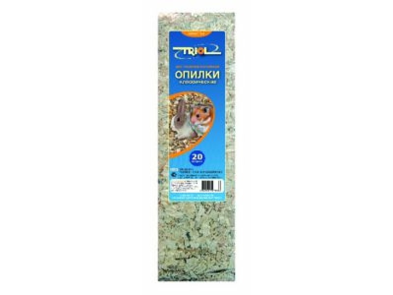 Опилки (классические) для грызунов и кроликов Триол (Triol) 20 л 40341004
