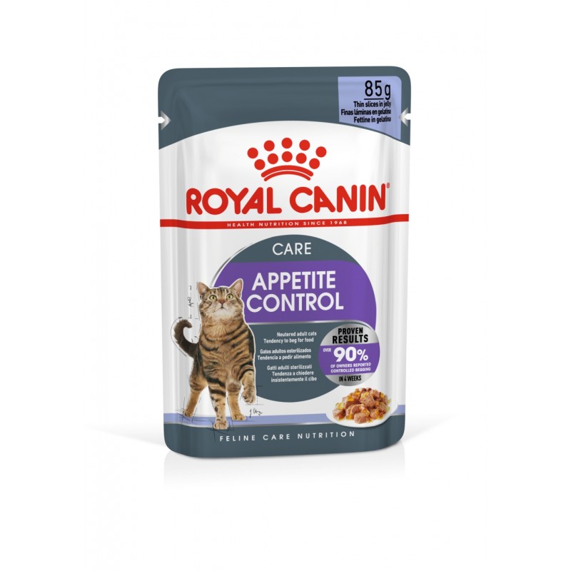 Royal Canin (Роял Канин) Аппетайт контроль для взрослых кошек, склонных к перееданию в желе, 85 г