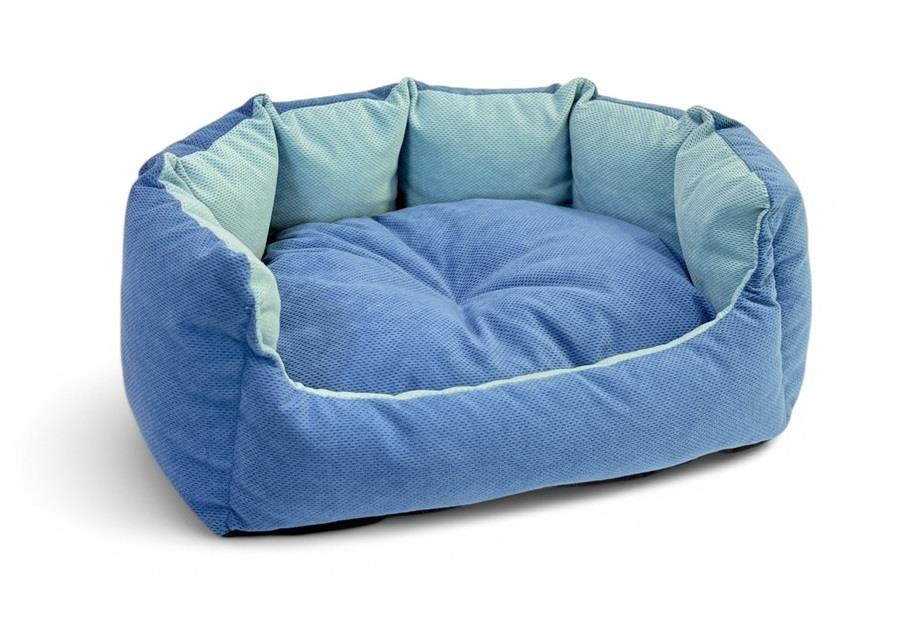 Лежанка для мелкой собаки FRESH цвет синий / голубой размер 53х46 Pride