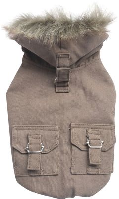 Куртка DoggyDolly brown W204 XS