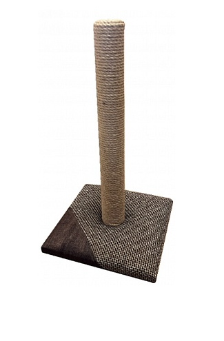 Когтеточка-столбик ЛОФТ ДЖУТ размер M 35х35х62  PerseiLine