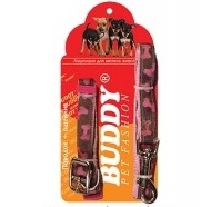 Поводок+ошейник sh3836 b6 120 см/15 мм 30-50 см Buddy