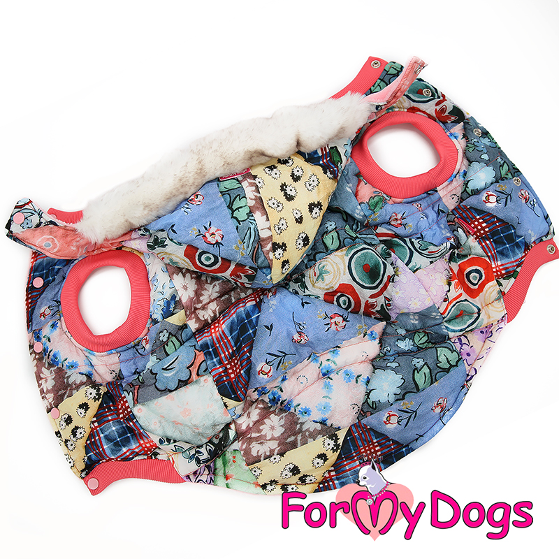 FOR MY DOG Куртка"Пэчворк" (B2) FW606/3-2018