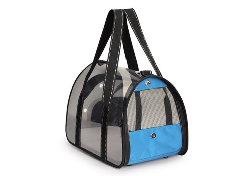 Сумка-переноска прозрачная, 42x25x25 см, голубая Camon 13146