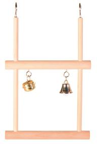 Качели двойные с колокольчиком 12,5*20 см арт. 5822 Trixie