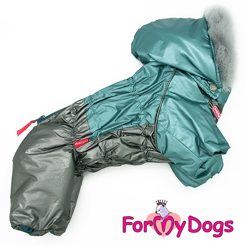FOR MY DOG Комбинезон зеленый/графит металлик  д/мальчиков  (12) FW916-2020 М