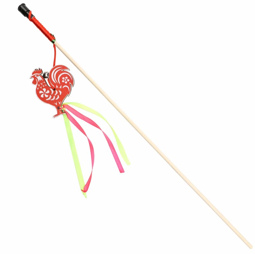 Игрушка-дразнилка "Петушок" для кошек, 510мм Gamma (Triol)