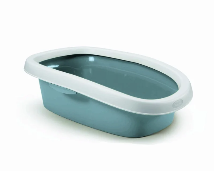 Туалет для кошек MP-Berganmo  MINOU MINI с рамкой 43*30*14 см