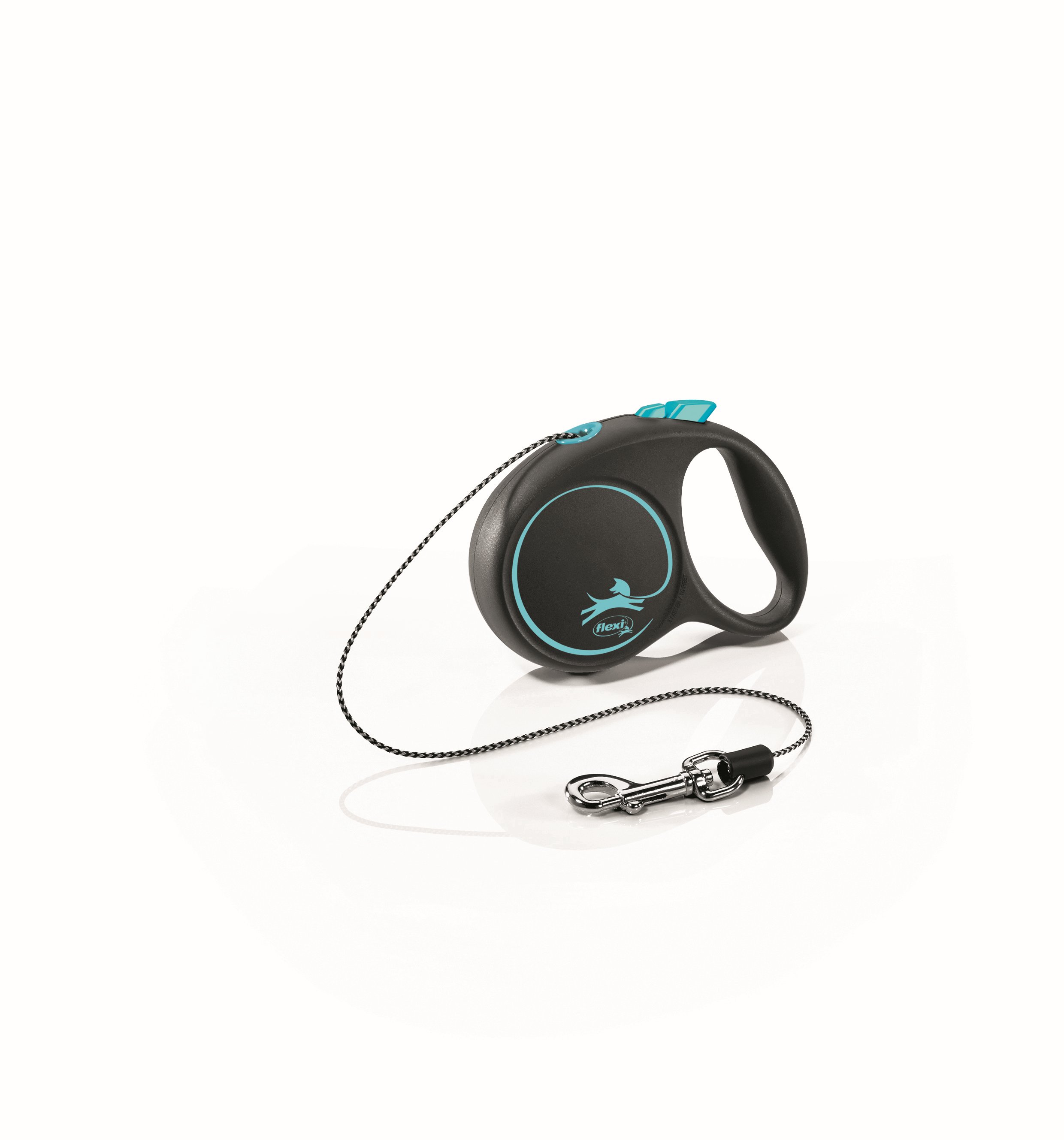 FLEXI Рулетка BLACK DESIGN XS трос 3 м до 8 кг синий 56002F