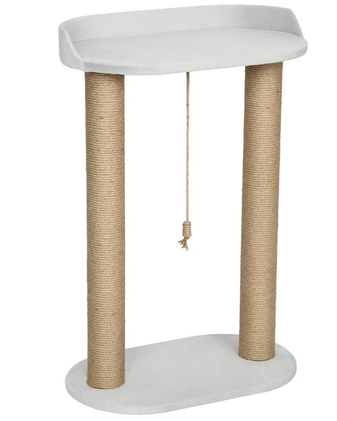 Когтеточка КОТОДИСКОТЕКА ВЫСОКАЯ - 2 джут 62х35х90 PerseiLine