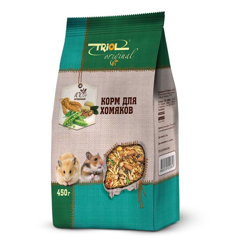 Triol Original корм для хомяков 450 г
