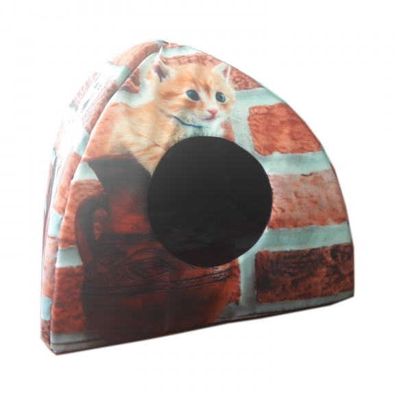 Дом дизайн вигвам 40*40*39 PerseiLine ДМД-3 Кот в мешке