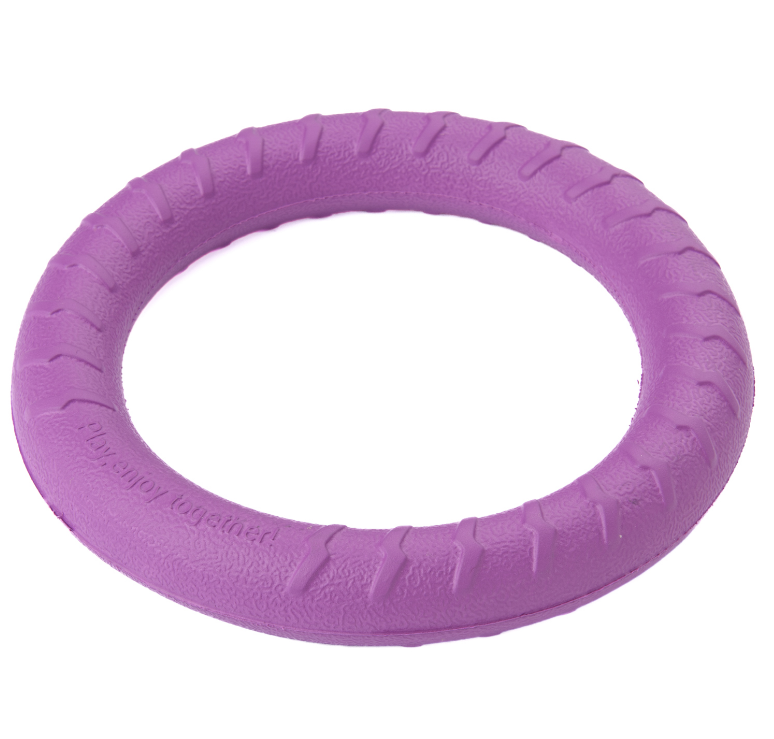 Игрушка для собак Кольцо диаметр 18 см сиреневая Mr.Kranch 
