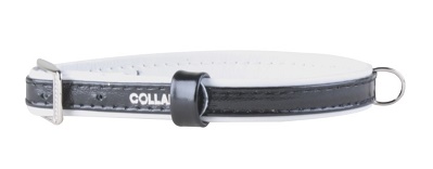 Ошейник "Collar brilliance" без украшений (ширина 15 мм длина 27-36 см) черно-белый 3008