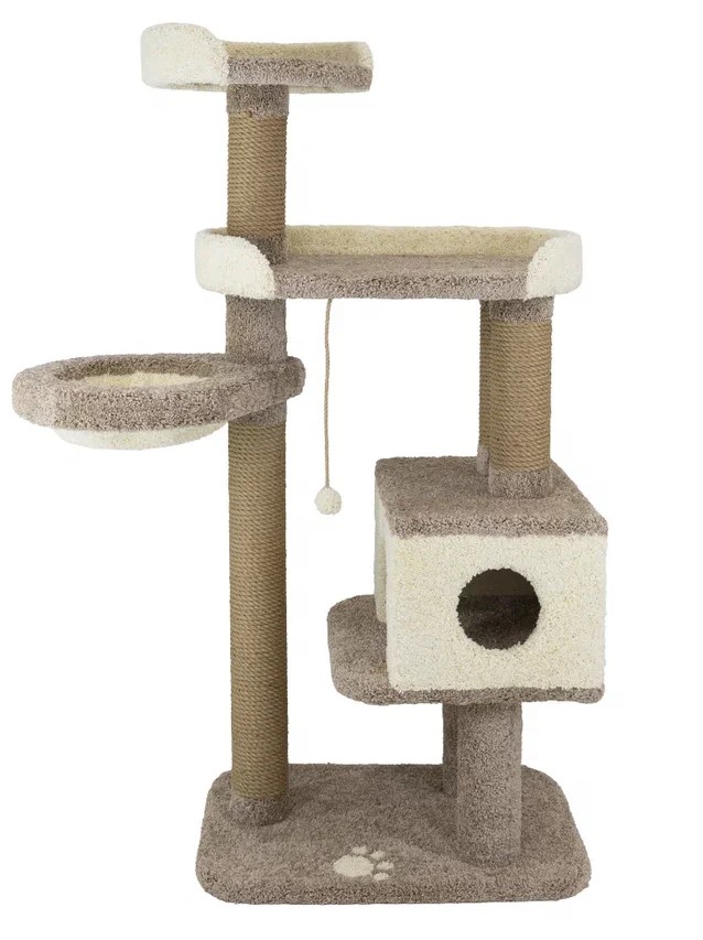 Когтеточка комплекс для кошки джутовый 70х45 "Эверест" "Рыжебок"